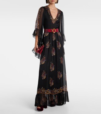 Paisley silk maxi dress | Etro