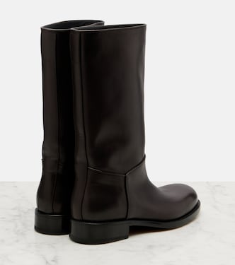 Nobilis Riding leather knee-high boots | The Row