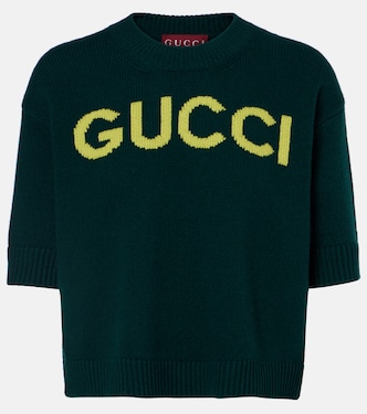 Logo wool top | Gucci