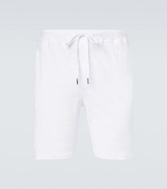 Cotton terry shorts | Fedeli