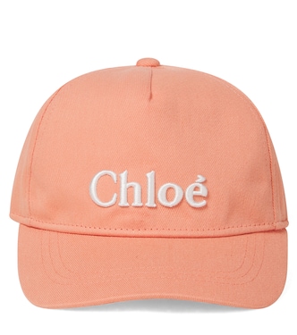 Logo embroidered baseball cap | Chloé Kids