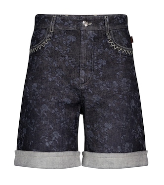 Bermuda à taille haute en jean | Chloé