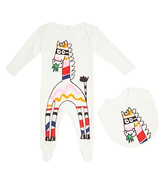 Baby - Tutina e bavaglino in cotone | Stella McCartney Kids