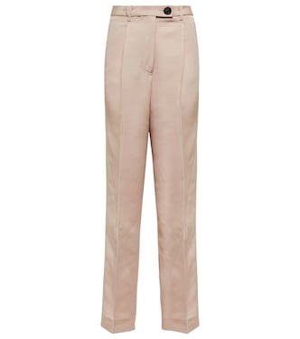 High-rise straight pants | Peter Do