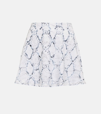 Floyd snake-print miniskirt | Varley