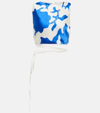 Esme printed silk top | SIR