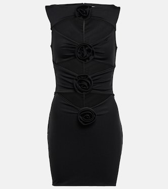 Corsage cutout crêpe minidress | Giuseppe di Morabito