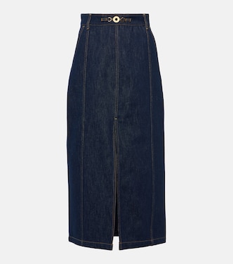Falda midi en denim | Patou