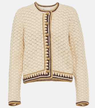 Cotton-blend cardigan | Tory Burch