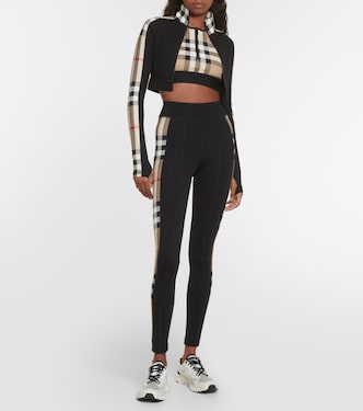 Leggings in jersey Burberry Check | Burberry