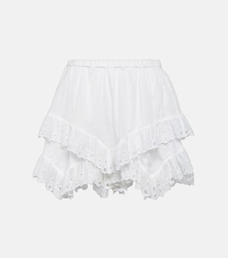 Short Kaddy brodé en coton | Marant Etoile
