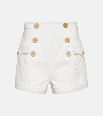 Shorts di jeans a vita alta | Balmain