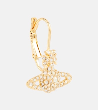 Ohrringe Grace Bas Relief mit Kristallen | Vivienne Westwood