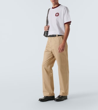 Camiseta de algodón con bordado | Gucci