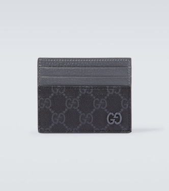 Kartenetui GG aus Canvas mit Leder | Gucci