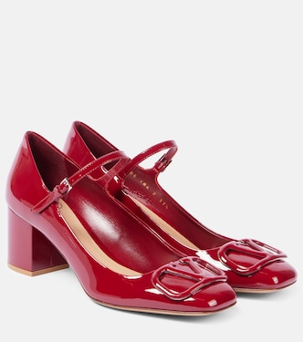 Salones Mary Jane VLogo Signature de piel | Valentino Garavani