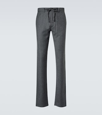 Pantalon droit en laine | Canali