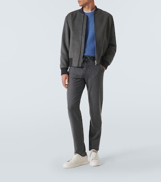 Wool straight pants | Canali