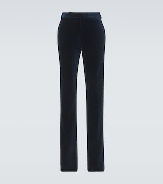 Pantalones rectos de algodón | Ralph Lauren Purple Label