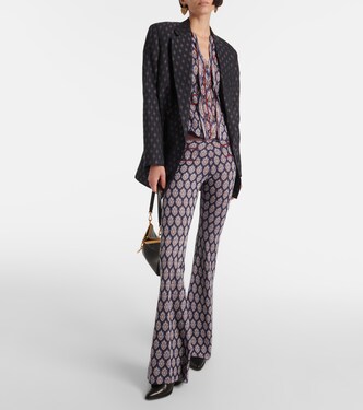 Pantalones flared de tiro alto | Etro