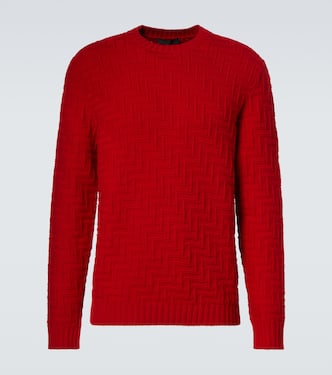3D-knit wool and cashmere sweater | Prada