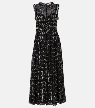 Abito midi Kasia in misto seta | Ulla Johnson
