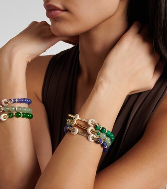 Bracelet Chakra en or 18 ct et pierres précieuses | Ananya