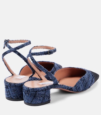 French Flirt 35 tweed pumps | Aquazzura
