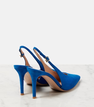 Escarpins slingback Robbie en daim | Gianvito Rossi