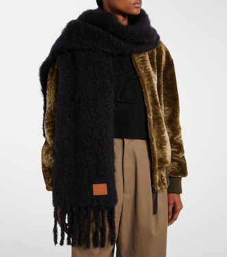 Sciarpa Anagram in misto lana e mohair | Loewe