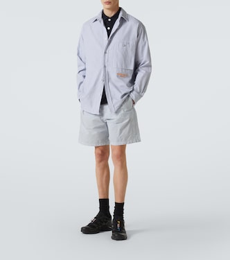 Camicia Marina in cotone a righe | Stone Island