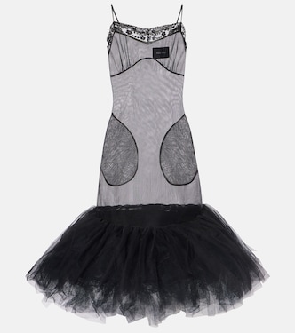 Abito sottoveste con tulle | Simone Rocha
