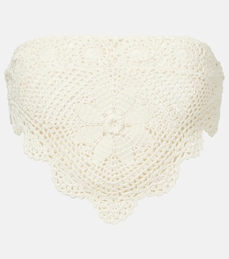 Cropped-Top aus Häkelstrick | Anna Kosturova