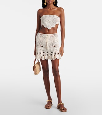 Cropped-Top aus Häkelstrick | Anna Kosturova