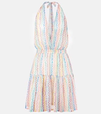 Zigzag halterneck minidress | Missoni