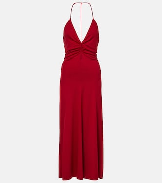 Gathered midi dress | Victoria Beckham