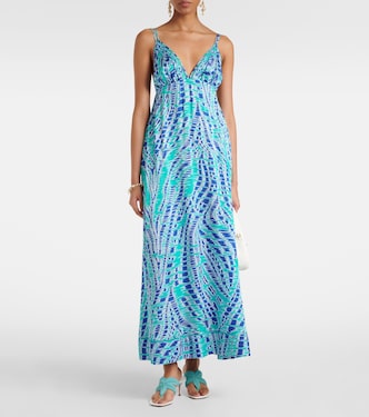 Abito sottoveste Cassandra in raso | Poupette St Barth
