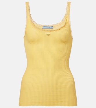 Tank top de algodón | Prada