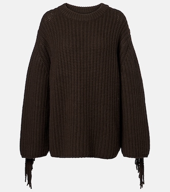 Hilma fringed oversized sweater | Lisa Yang