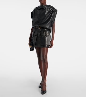 Top en cuir synthétique | Balmain