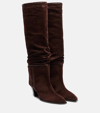 Hart Stitch 60 suede knee-high boots | Jimmy Choo
