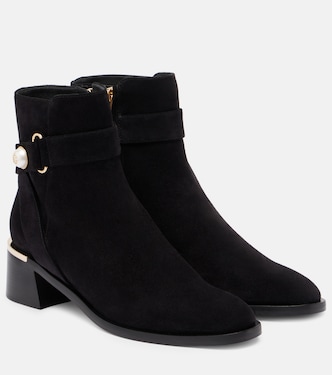 Noor 45 suede ankle boots | Jimmy Choo