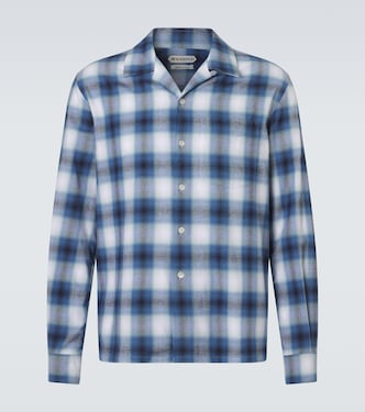 Checked cotton flannel shirt  | JW Anderson