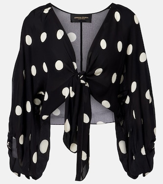 Polka-dot crop top | Adriana Degreas