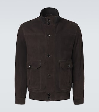 Bomberjacke aus Veloursleder | Brioni