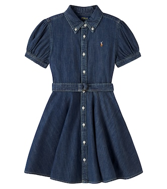 Belted denim shirt dress | Polo Ralph Lauren Kids