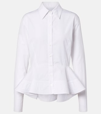 Peplum cotton poplin shirt | Stella McCartney