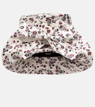 Floral cotton hat | Miu Miu