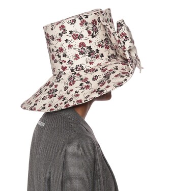 Chapeau imprimé en coton | Miu Miu