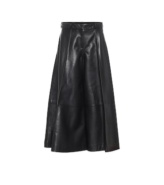 Jupe-culotte Selma en cuir | Khaite